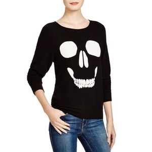 Wildfox Mort Skull Halloween Jumper